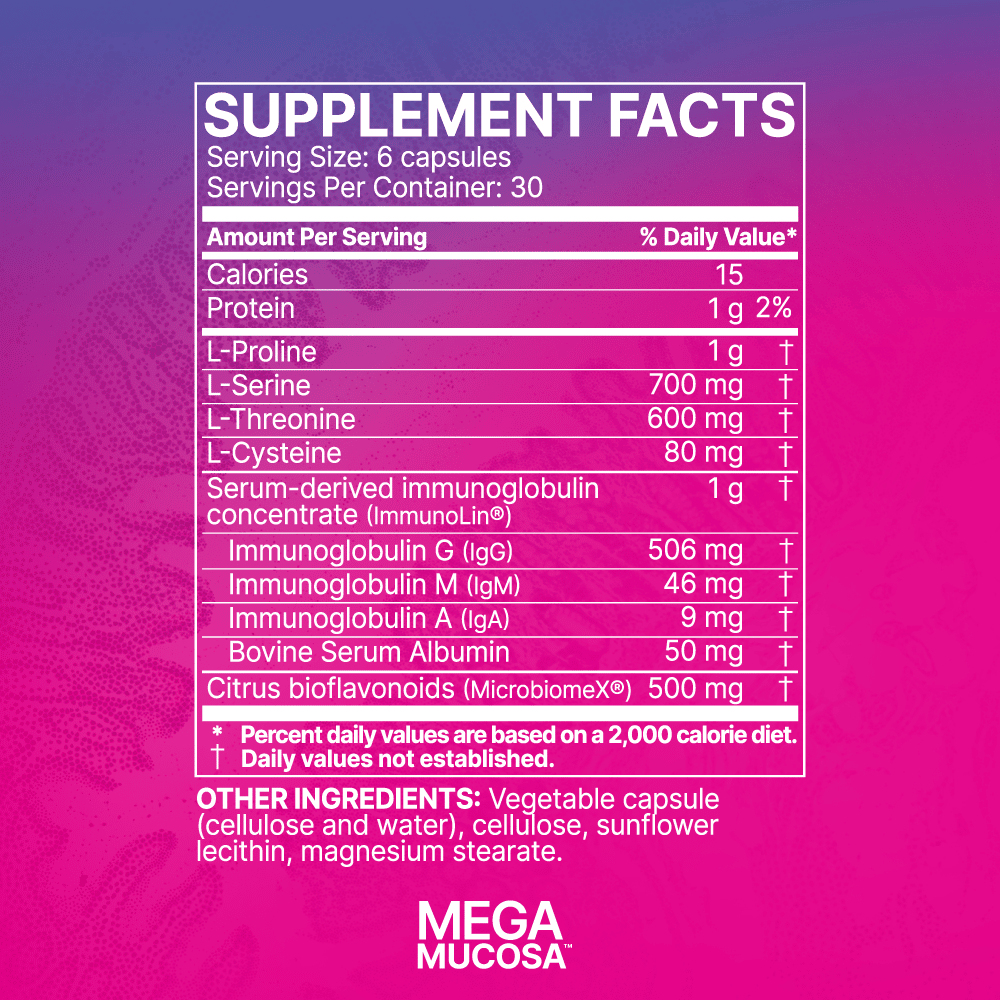 MicroBiome - MegaMucosa 180 ct