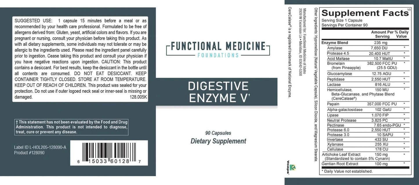 Digestive Enzyme V - 90ct