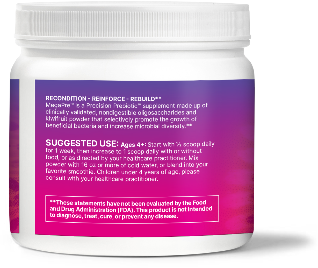 Microbiome - MegaPreBiotic™ - Pineapple Orange Guava Flavored