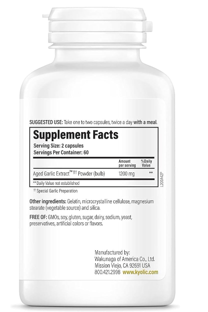 Kyolic Aged Garlic Extract Formula 200