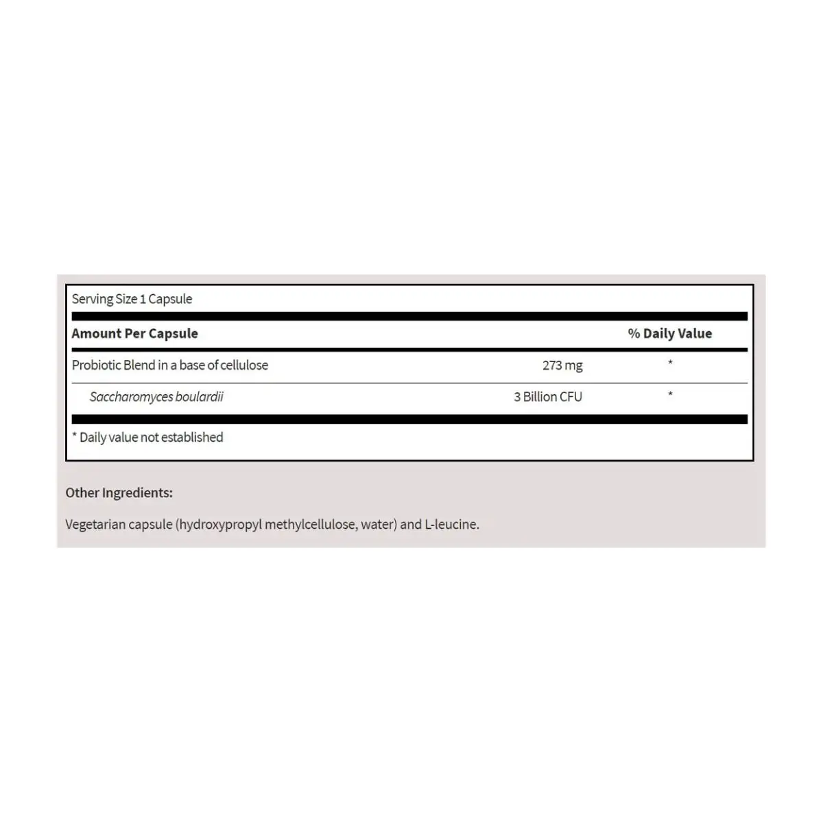 Klaire Labs - Saccharomyces Boulardii 60ct