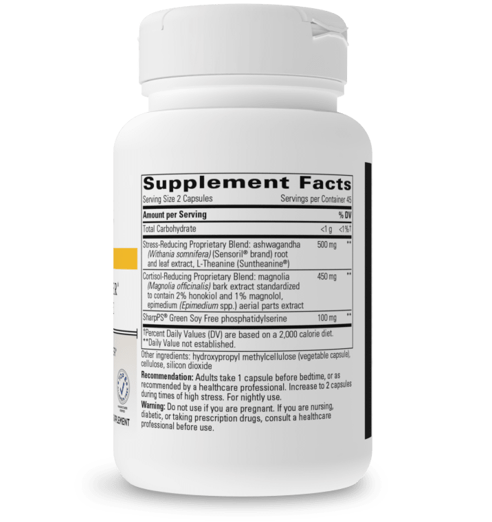 Integrative Theraputics - Cortisol Manager Allergen Free - 90ct