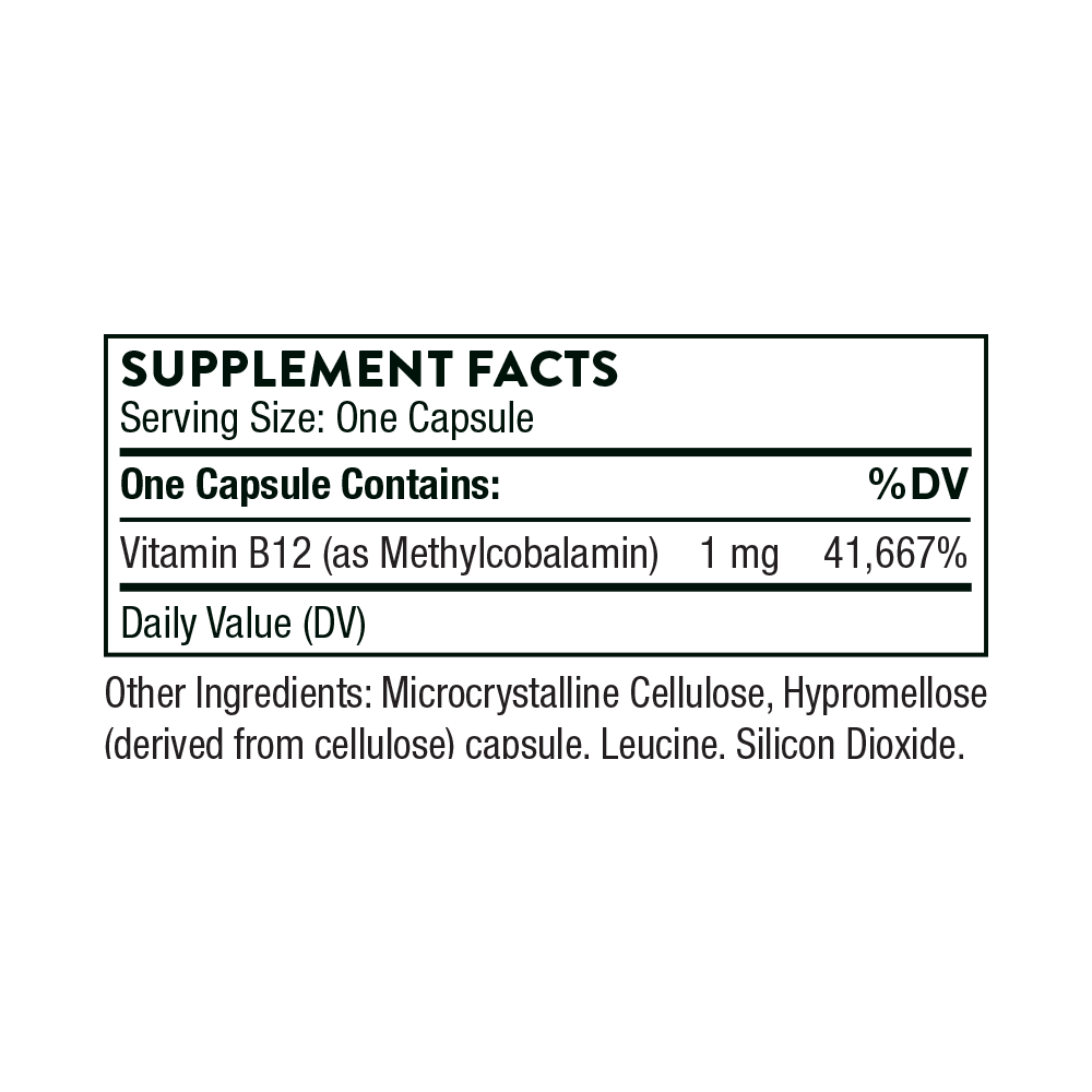 Thorne - B12 Methylcobalamin 60ct