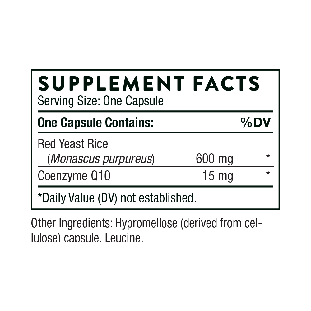 Thorne - Red Yeast Rice + CoQ10 120ct