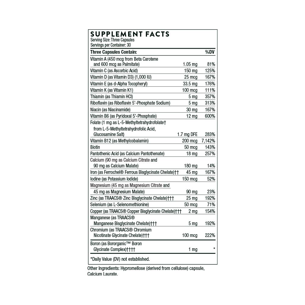 Thorne - Basic Prenatal 90ct