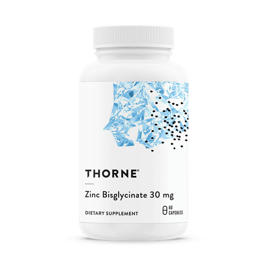 Thorne - Zinc Bisglycinate 30mg 60ct