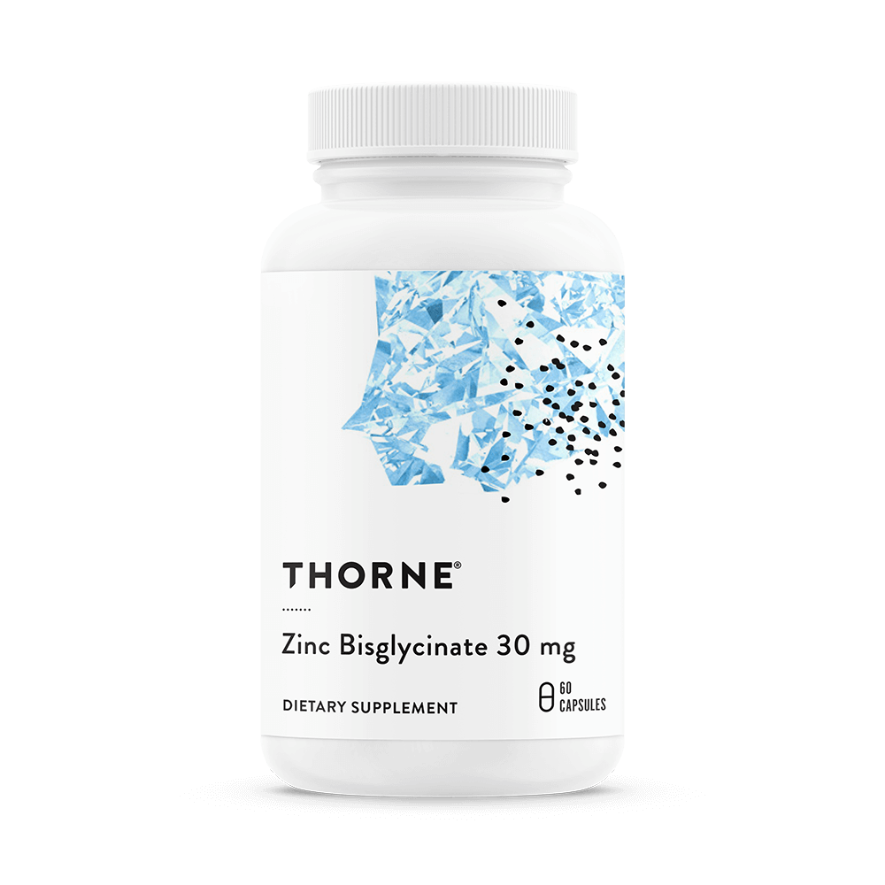 Thorne - Zinc Bisglycinate 30mg 60ct