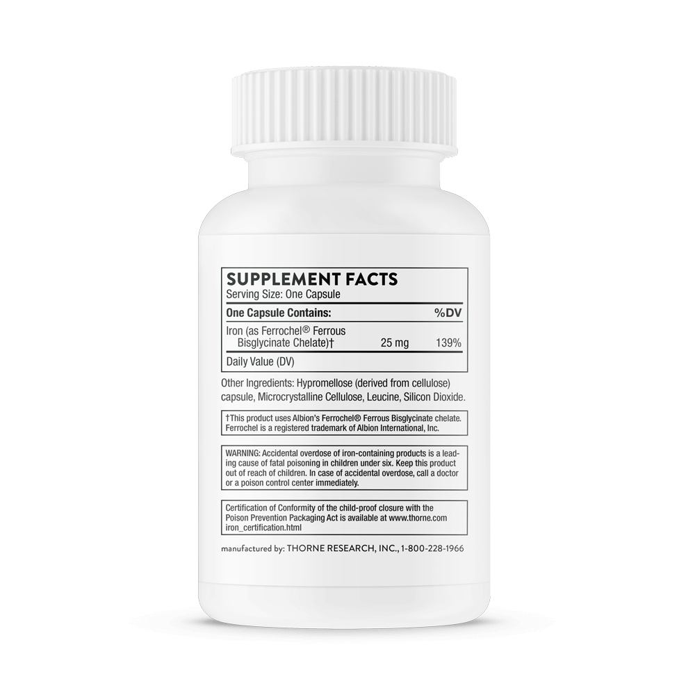 Thorne - Iron Bisglycinate 60ct
