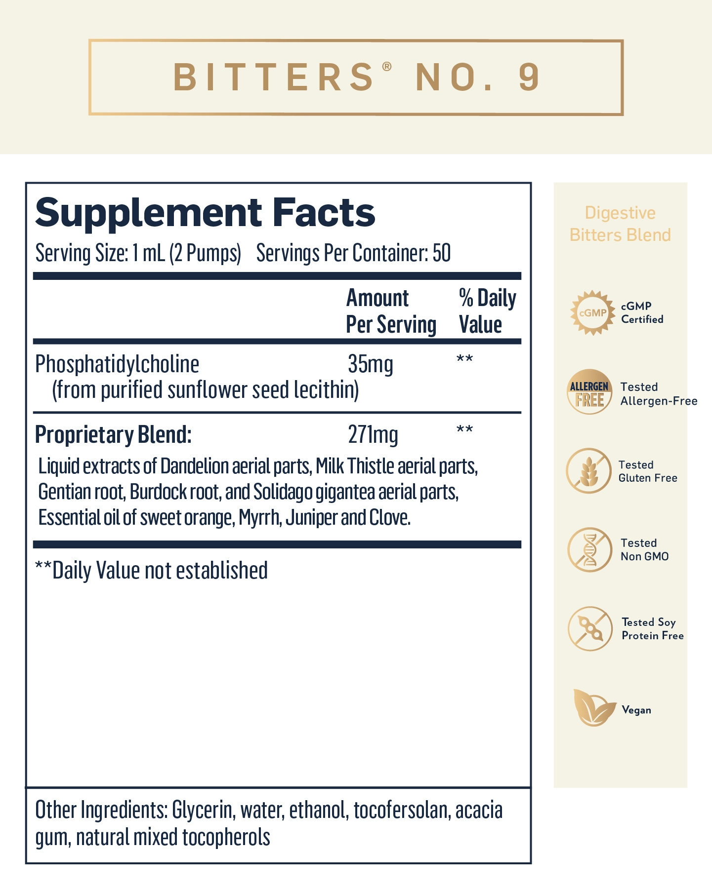 Quick Silver - Dr. Shade's Bitters No. 9