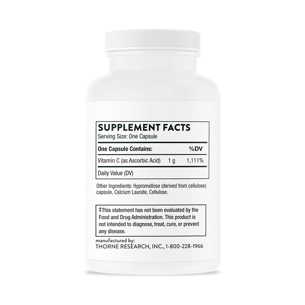 Thorne - Ascorbic Acid 60ct