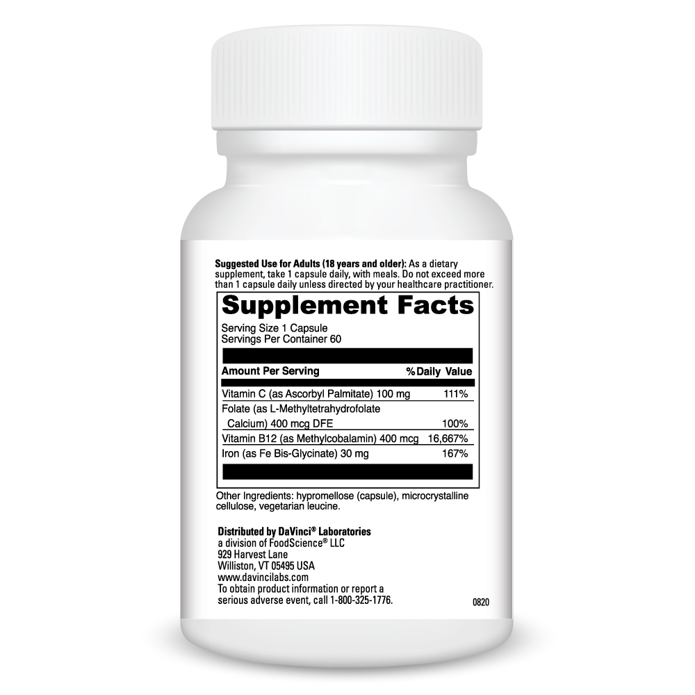 Iron Bis-Glycinate by Davinci Labs