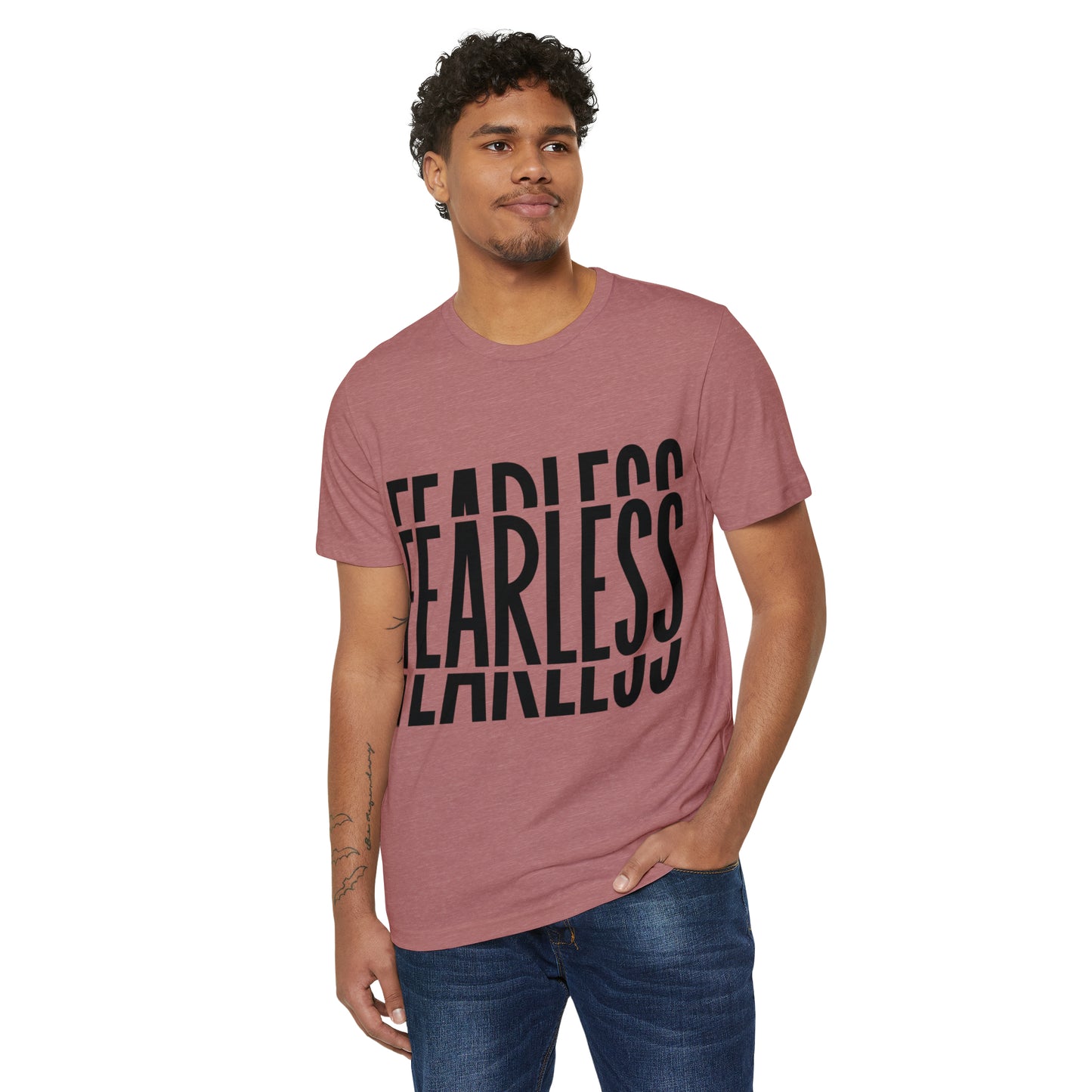 Fearless Unisex Recycled Organic T-Shirt