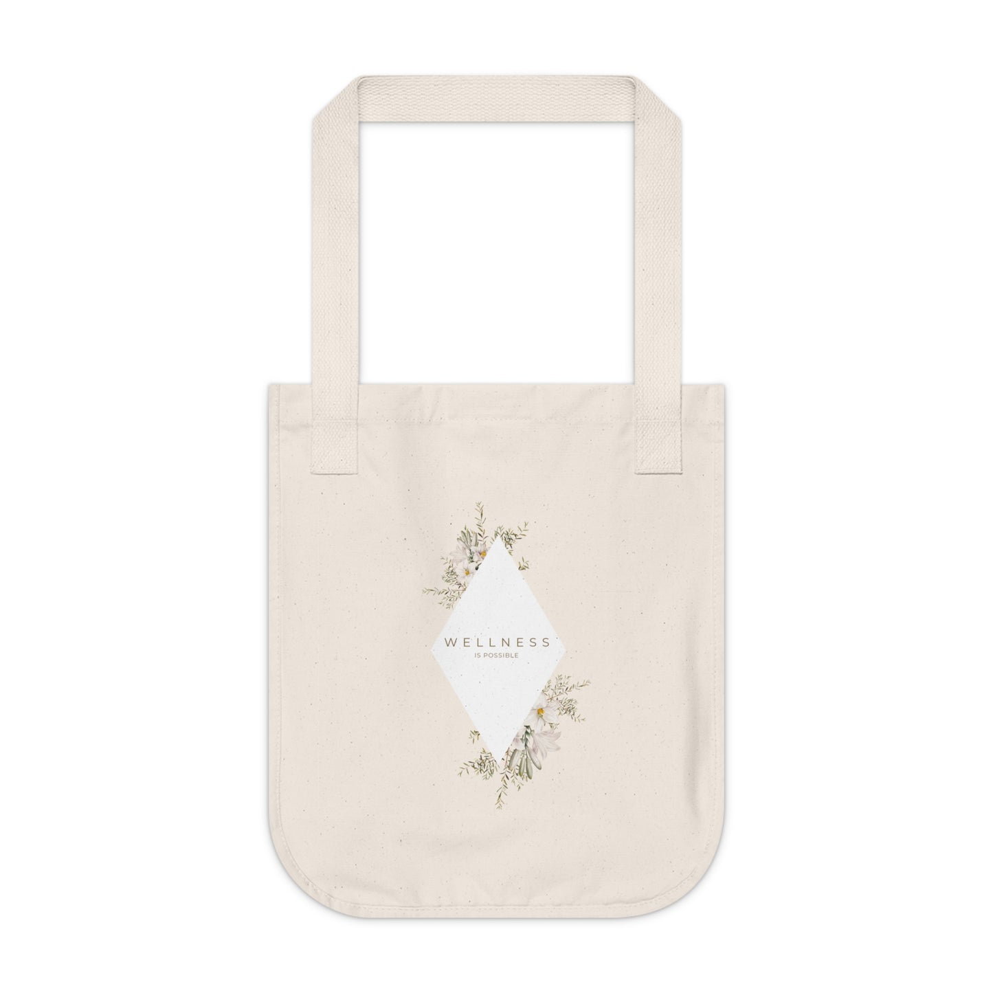 Organic Wellness Is Possible Canvas Tote Bag