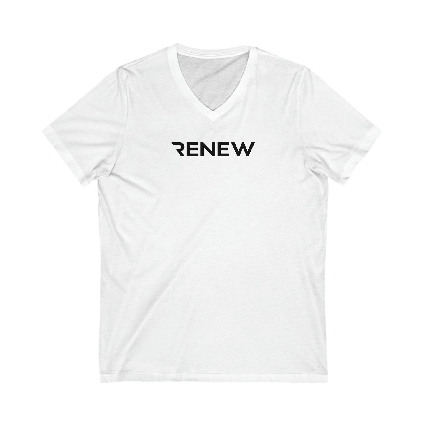 RENEW Unisex Jersey Short Sleeve V-Neck Tee