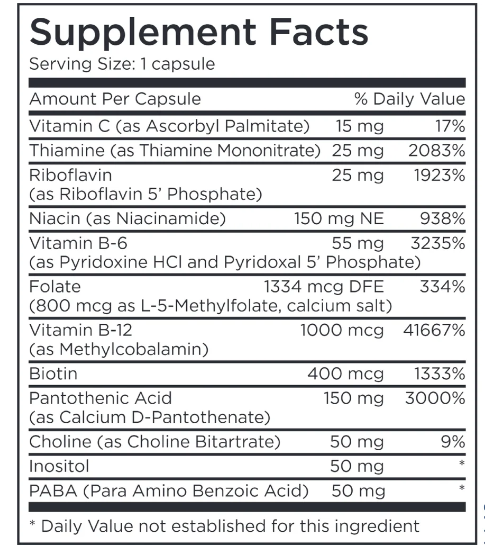 Metabolic Maintenance - Phosphorylated B-Complex - 90ct