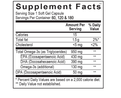 Foundational Omega 3 - 120ct