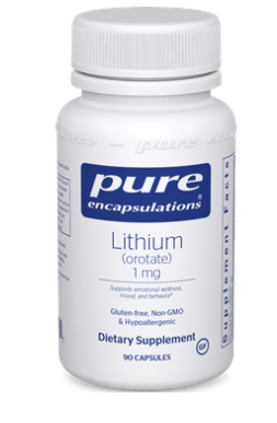 Lithium 1mg- Pure Encapsulations