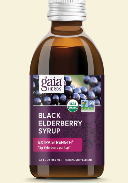 Gaia Herbs- Elderberry Syrup 5.4oz