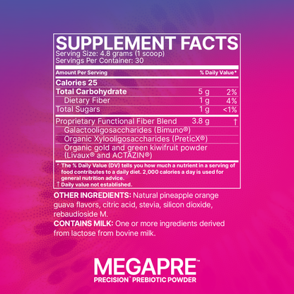 Microbiome - MegaPreBiotic™ - Pineapple Orange Guava Flavored