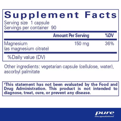 Pure Encapsulations  - Magnesium Citrate