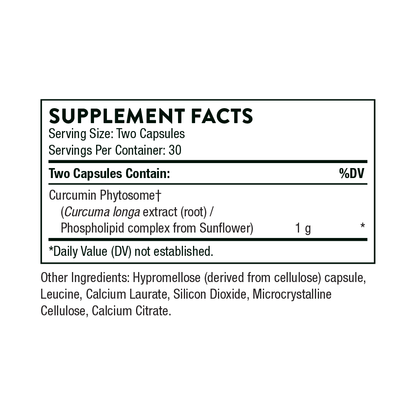 Thorne - Curcumin Phytosome 60ct